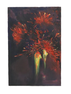 Fireworks Oil on Canvas