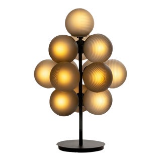 Small Stellar Grape in Smoky Grey Acetato with Black Frame by Sebastian Herkner For Sale