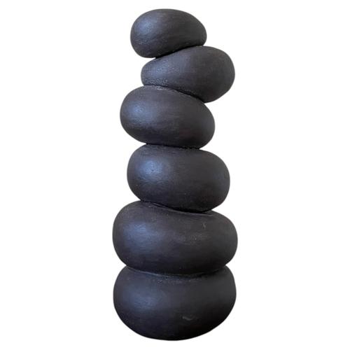 Modder Stacked Miracles Ceramic Sculpture by Françoise Jeffrey For Sale - Image 10 of 10