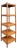 Ethan Allen Faux Bamboo & Rattan Etagere For Sale