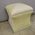 Like new, upholstered lime green and oatmeal storage ottoman. Very clean. Very sturdy and solid piece. #0395BNJ