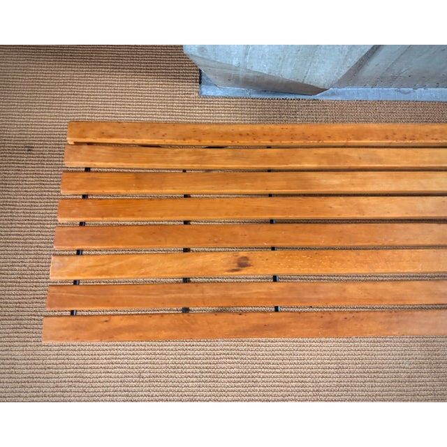 Wood Model 400 Bench by Harry Bertoia for Knoll International, 1960s For Sale - Image 7 of 9