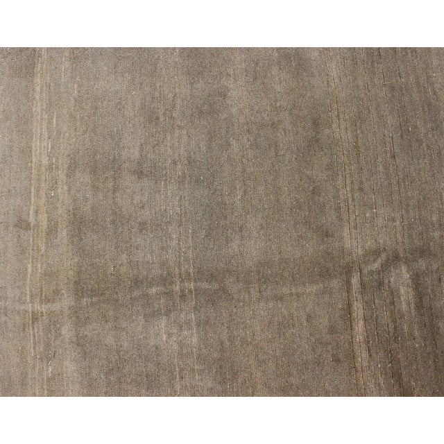 Modern Rug in Neutral Tones With Subdued Design by Keivan Woven Arts For Sale In Atlanta - Image 6 of 10