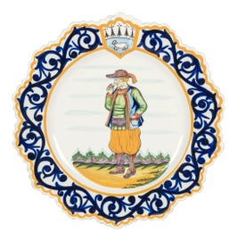 Example of Henriot Quimper Decorative Plates