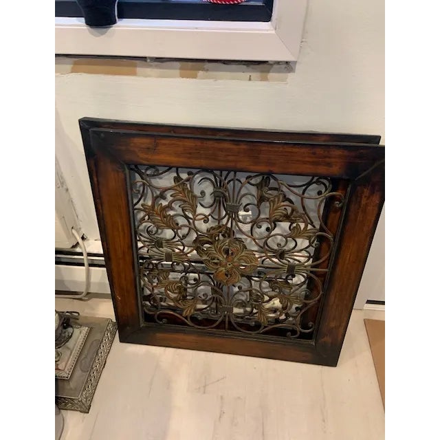 2000 - 2009 Arts & Crafts Style Metal Wall Hangings - Set of 2 For Sale - Image 5 of 8