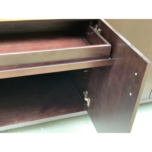 2000 - 2009 Scandanavian Design Travertine Top Buffet / Credenza For Sale - Image 5 of 9
