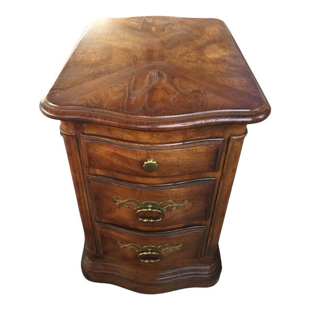 Drexel Heritage Nightstand Burlwood Chairish