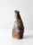 This is a vintage studio pottery vase. Signed by the artist, the handmade free form slab pottery vase has etched and...