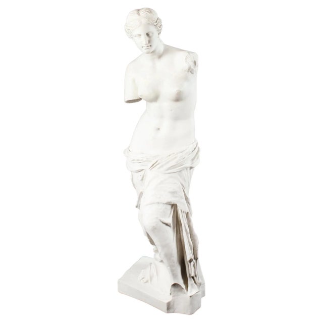 Composite Marble Statue of Venus De Milo, Late 20th Century For Sale - Image 13 of 13