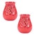 Rustic Storeware Vase with Floral Accent (Set of 2) For Sale - Image 3 of 3
