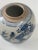 1970s 1970s Blue/White Ginger Jar 9" Porcelain For Sale - Image 5 of 5