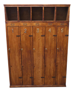 Vintage Pine Sports Locker, 1960
