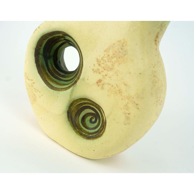 Green Vintage Space Age Greek Vase from Nikos Dazelidis, 1970s For Sale - Image 8 of 11