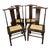 Chinese Hat Dining Side Chairs - Set of 4 For Sale