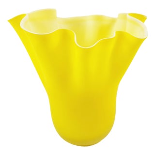Handkerchief Vase in Murano Glass, Italy, 1970s For Sale