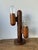 Wood Vintage Boho Teak Charles Gibilterra Cactus Lamp For Sale - Image 7 of 12