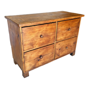20th Century French Pine Four Drawer Chest
