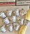 Flower Pot Ceramic Napkin Rings, Set of 11 For Sale - Image 9 of 12