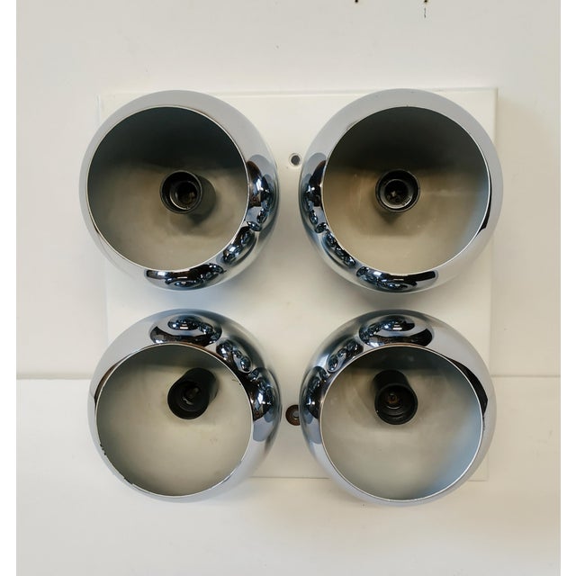 White Wall Light by Angelo Lelii for Arredoluce, 1970s For Sale - Image 10 of 10