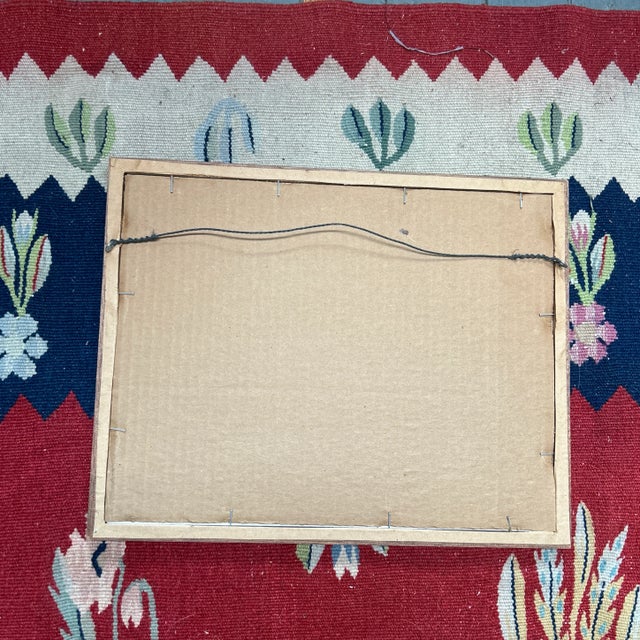 Abstract Expressionism 1950’s Original Abstract Expressionist Watercolor Painting / Drawing For Sale - Image 3 of 3