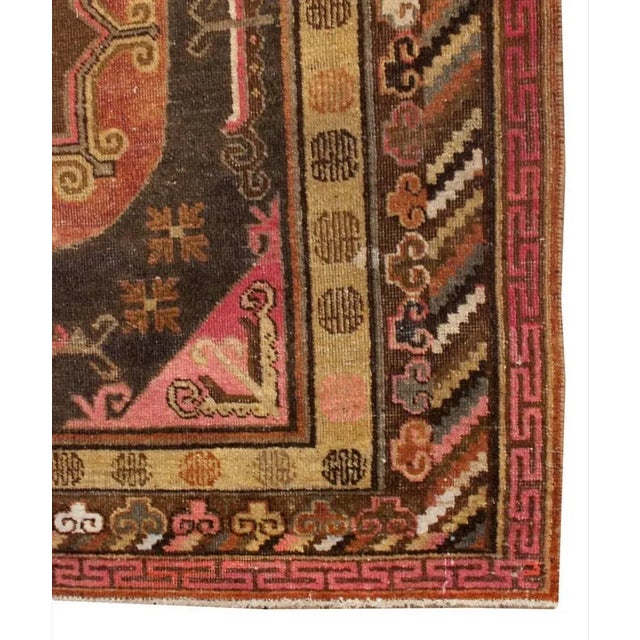 Traditional Early 20th Century Khotan Rug For Sale - Image 3 of 4