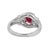 Late 20th Century Late 20th Century 18k Ruby Ring, Size 6.25 For Sale - Image 5 of 5