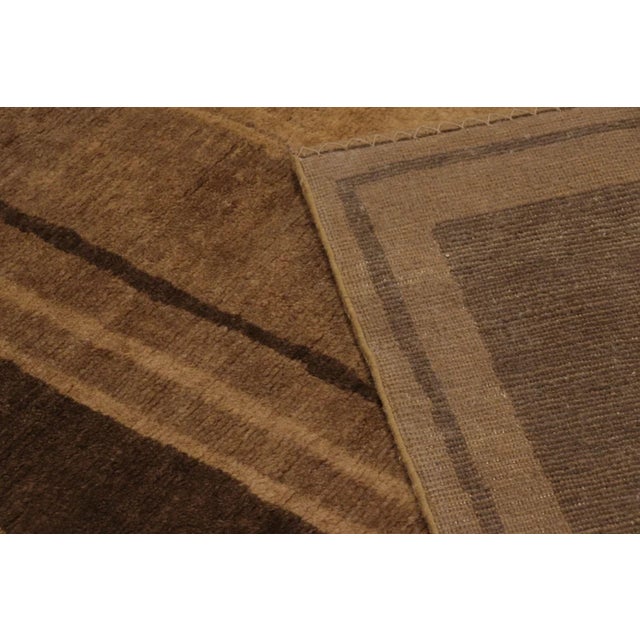 Rug & Kilim’s Oversized Contemporary Art Deco Style Rug With Classic Stepped Corners For Sale - Image 10 of 10