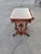 Brown 19th Century Victorian Walnut Renaissance Revival New Leather Table For Sale - Image 8 of 9