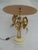 Mid-Century Modern Mid-Century Gold and Silver Plated Lamp by Lanciotto Galeotti for L'Originale For Sale - Image 3 of 9