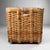 Wood Vintage Japanese Bamboo Harvest Basket, 1960s For Sale - Image 7 of 10