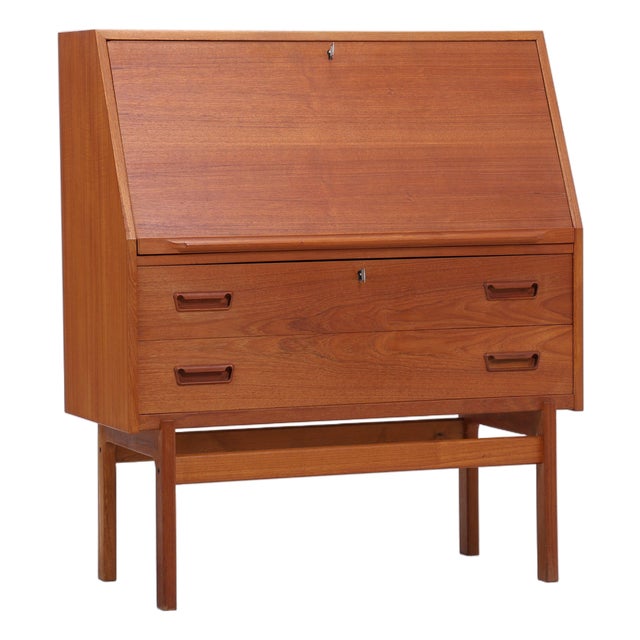 Danish Model 68 Secretary in Teak by Arne Wahl Iversen For Sale