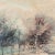 'The Seine in Winter' by Charles Gordon Harris, School of Paris, Tonalist, Snowy French Landscape, Mood For Sale - Image 4 of 9