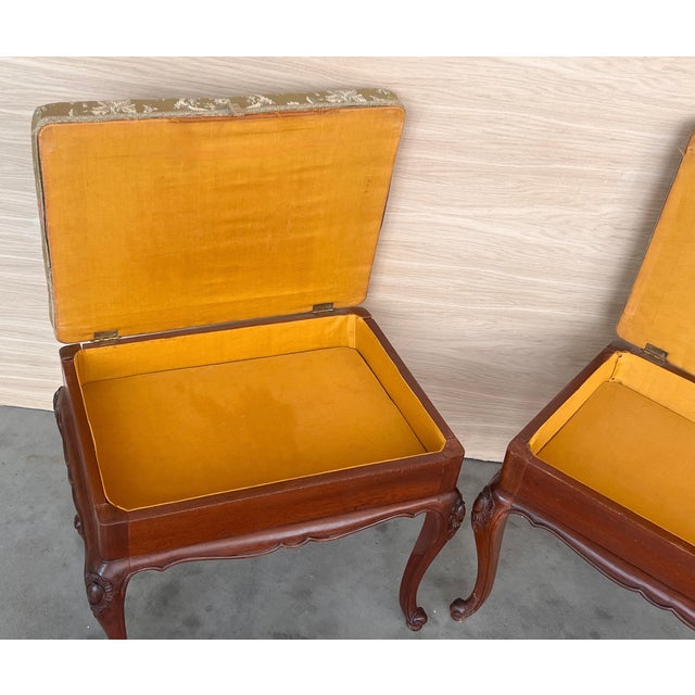 Pair of 20th Century Spanish Folding Up Footstools For Sale - Image 11 of 11