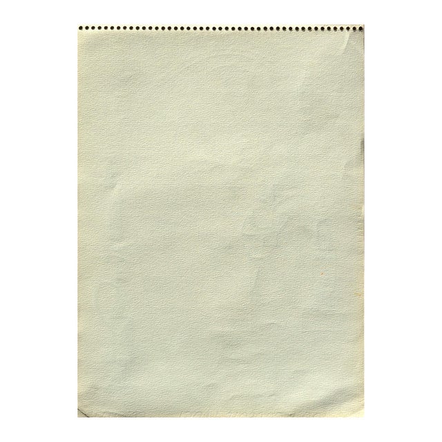 Early modern black and white sketch by iconic Houston based artist David Adickes. Pulled from a collection of previously...