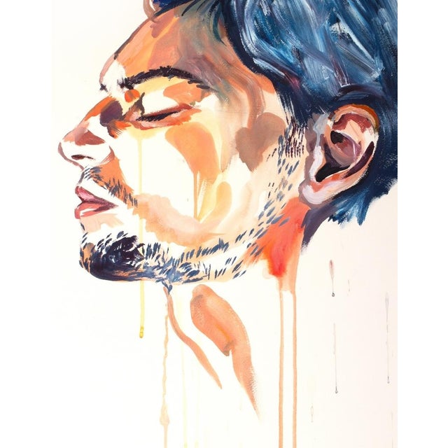 Portraiture "Poignant No. 5" Contemporary Original Portrait Oil Painting by Elizabeth Becker For Sale - Image 3 of 3