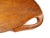 Contemporary 20th Century Carved Solid Wood Leaf Shape Dish For Sale - Image 3 of 6