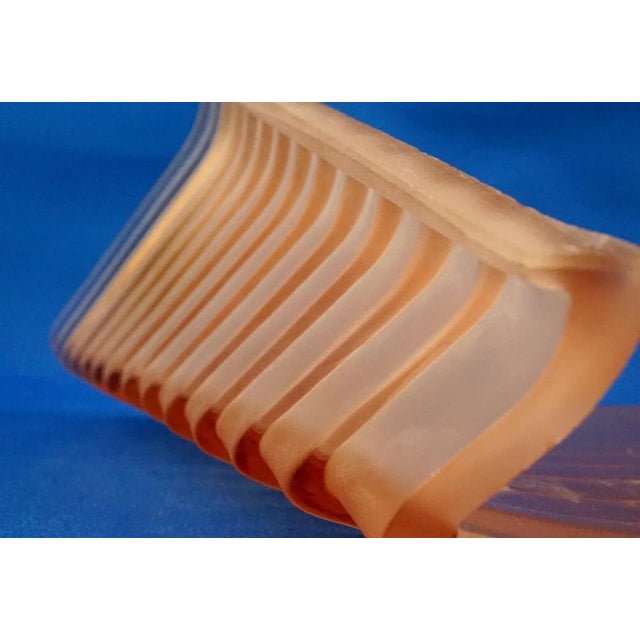 Pergamo Wall Lamp in Pink Satin Glass by Angelo Mangiarotti for Artemide, Italy, 1950s For Sale - Image 18 of 18