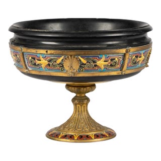 French 19th Century Champlevé Barbedienne Compote For Sale