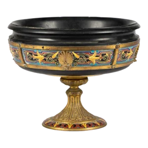French 19th Century Champlevé Barbedienne Compote