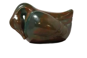 Duck Sculpture in Bronze