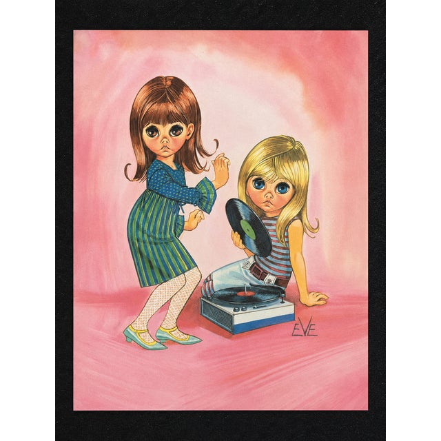 1960s Vintage Late 1960s Eve Big-Eye Prints – Complete Matching Set of 4 For Sale - Image 5 of 7