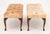 Mid 20th Century Queen Anne Style Upholstered Benches, Pair For Sale - Image 5 of 5