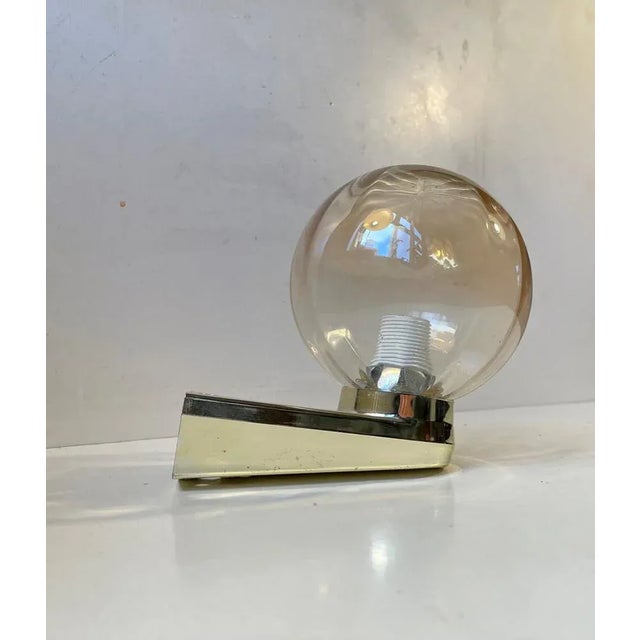 Mid-Century Modern Scandinavian Bathroom Wall Sconce, 1970s For Sale - Image 3 of 8