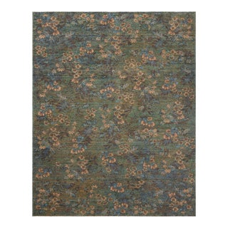 Loloi Winchester Seafoam Green / Teal 3'-6" x 10' Runner Rug For Sale