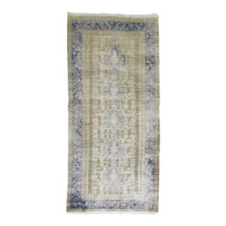 Early 20th Century Shabby Chic Turkish Gallery Rug - 5'6" x 10'11" For Sale