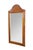 French Country Late 20th Century French Country Knotty Pine Camelback Wall Hanging Full Length Dressing Mirror For Sale - Image 3 of 13