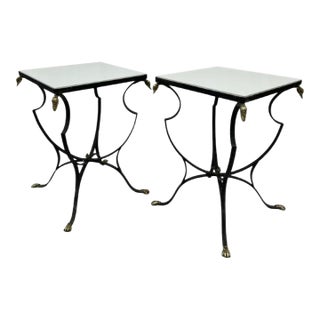 1930s Maison Janses Pair of End Tables For Sale