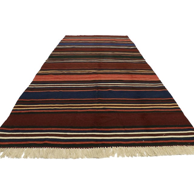 Vintage Turkish Kilim Rug - 05'11 X 13'01 For Sale - Image 4 of 10