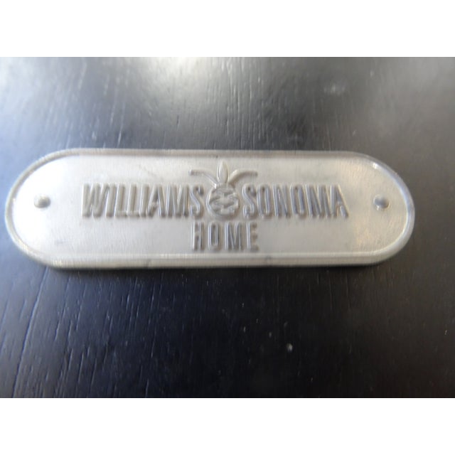 Metal William Sonoma Home 3 Tier Tables For Sale - Image 7 of 9