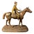Equestrian Horse Jockey Statue in Polychrome, 1890s For Sale - Image 14 of 14